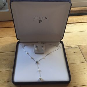 Necklace and matching earrings set